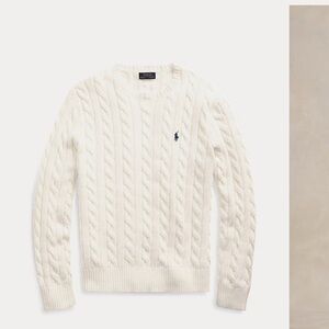 Ralph Lauren Men's Cream Cable Knit Sweater - NWOT - Offers accepted!